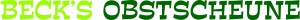 Obstscheune Beck Logo